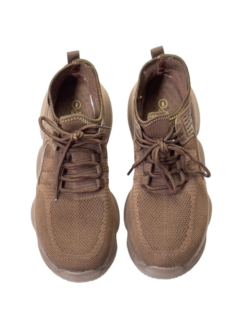 MATA Women’s Shoes Brown Mesh Platform Fashion Sneakers Size 9 - Picture 3 of 12